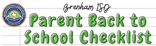 Parent Back to School Checklist